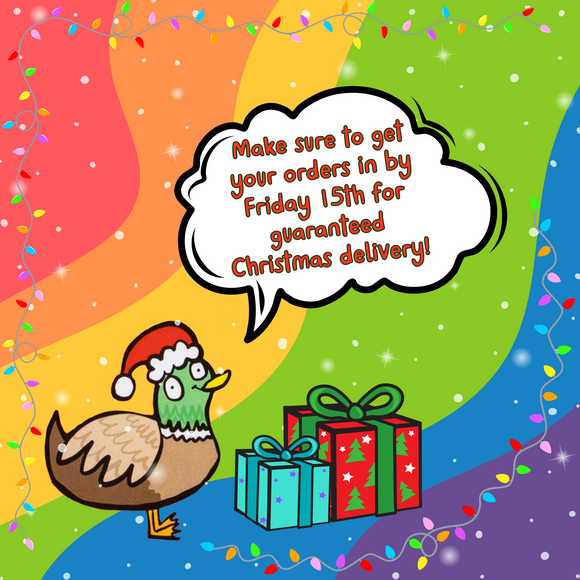 Last Chance! Order by 15th for Guaranteed Christmas Delivery!