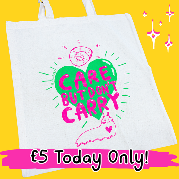 Snail Boi Tote Bag - £5 TODAY ONLY!