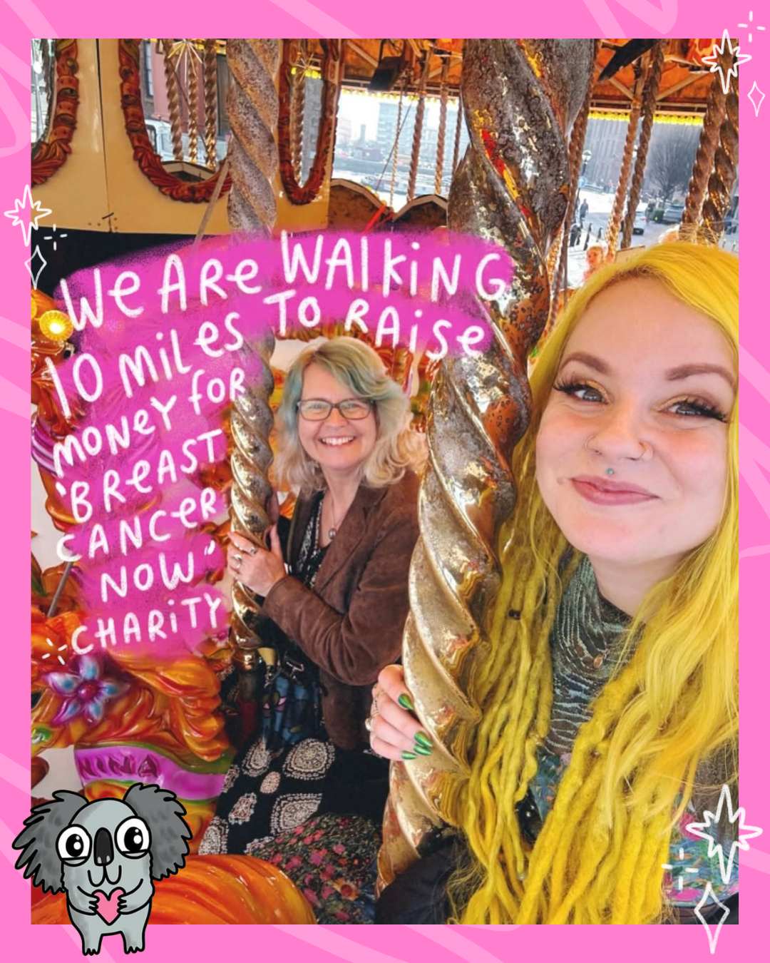 💖 We’re Walking for Boobies! 🌈