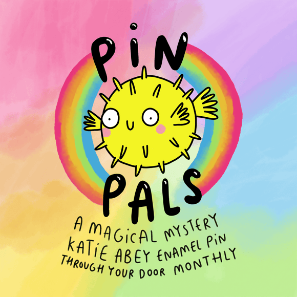Become part of the Pin Pals club with a full year subscription to our monthly subscription boxes. Each box is filled with a unique and playful pin that will add some flair to your style. Join the fun and receive a year's worth of quirky pins