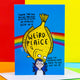 A6 Greetings Postcard reads 'Thank you for being patient with me recently my head has been in a Weird Plaice and I've needed some time to get out of it'. Blue background with rainbow illustration, featuring a yellow plaice fish eating a head with blue hair on their head.